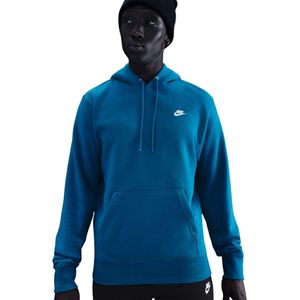 Nike - Hoodie Club - Blauw - Katoen