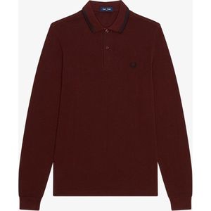 Fred Perry Twin Tipped Shirt Oxblood