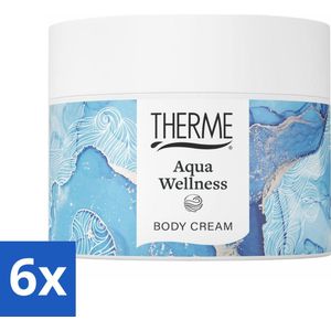 Therme - Aqua Wellness - Bodycrème - Hydraterend - Verzorgend - 225gr - Voordeelverpakking - 6 stuks