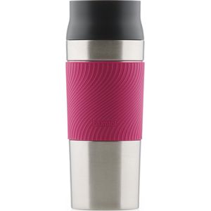 Blumtal Thermosbeker Classic - Lekvrij, BPA-Vrij en Vaatwasserbestendig - Hoge Kwaliteit Thermosfles met Quick-Press Sluiting - Travel Mug 500 ml - Berry - Roze