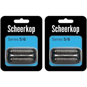 K&R Ventures® Universele Elektrische Scheerkop – Compatibel met Braun Series 5/6 (53B) – 2 Stuks – Duurzame RVS Precisie Scheerkoppen – Waterbestendig & Comfortabel