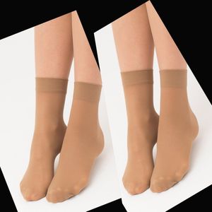 Giulia pantykousjes - Easy 40 Calzino - Pantysokjes - 40D - One Size - Caramel - 4 Paar - Voordeelverpakking