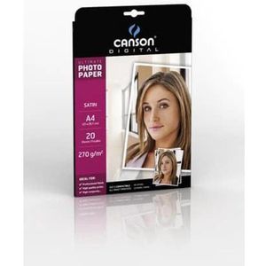 Canson C200004329 pak fotopapier A4 Wit Glans