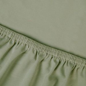 Kayori Edo - HSL - Katoensatijn - 180/200 - Olijfgroen