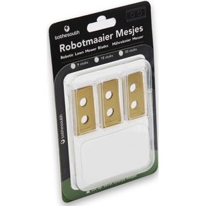 To the South® Robotmaaier mesjes titanium geschikt voor PARKSIDE (Lidl Robotmaaier) - Let op: exclusief schroefjes - 30 stuks