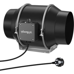 Regelbare buisventilator 125 mm 416 m³/h met EC motor