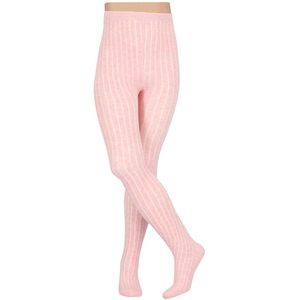 iN ControL roze kindermaillot met rib structuur - maat 122/128