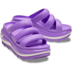 Crocs Mega Crush Triple Strap Slippers Paars EU 42-43 Man,Vrouw