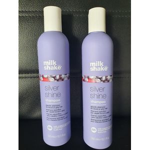 Milk_shake Silver Shine Shampoo - 2 pack - 2 x 300 ml - Blondines - Zilvershampoo