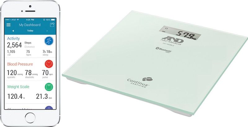 A&D UC-352BLE - Digitale Weegschaal - Smart - Bluetooth - 200 kg