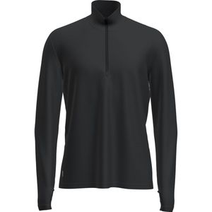 Icebreaker - Merino 300 Original LS Half Zip - T-shirt - Zwart - Van Wol