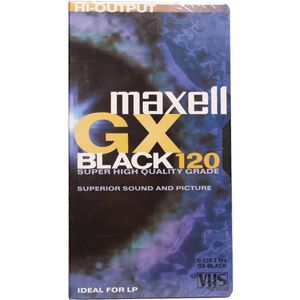 Maxell HGX Black-120 VHS professional high grade | VHS videoband | video cassette 2 Pack