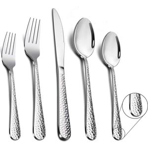 60-delige Bestekset voor 12 Personen - Roestvrij Staal, Hoogglans, Vaatwasmachinebestendig