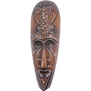 Afrikaans masker, tribal-motief, decoratie, ambachtelijke kunst van hout, 30 cm