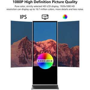 Display 65 inch portable | Windows 11 | 65"" Verplaatsbaar In-Store Reclame Display