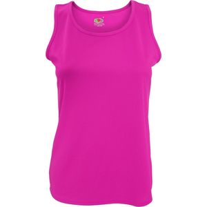 Fruit Of The Loom Vrouwen / Dames Mouwloze Lady-Fit Performance Vest Top (Fuchsia)