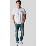 Deus Ex Machinavoor mannen. DMF251281B Sourmug T-shirt wit (S), Casual, Katoen, Korte mouwen