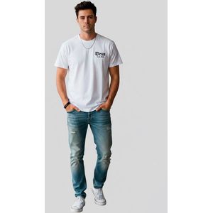 Deus Ex Machinavoor mannen. DMF251281B Sourmug T-shirt wit (S), Casual, Katoen, Korte mouwen