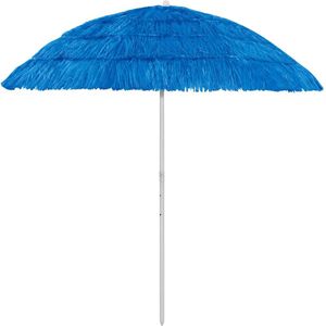 vidaXL-Strandparasol-Hawaï-240-cm-blauw