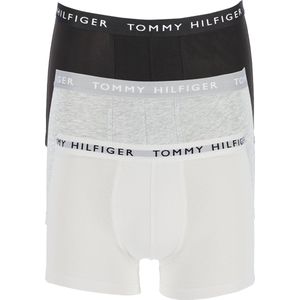 Tommy Hilfiger Recycled Essentials trunks (3-pack) - wit - grijs en zwart - Maat: M