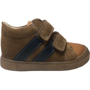 Falcotto - Gazer - Mt 21- Velcro bumper lederen sneakers - cognac/brown