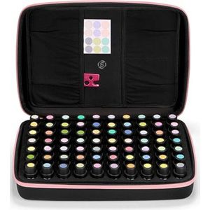 Equivera Nagellak koffer - nagelkoffer - nagelstyliste koffer - nagellak opbergen - nagellak koffer organizer