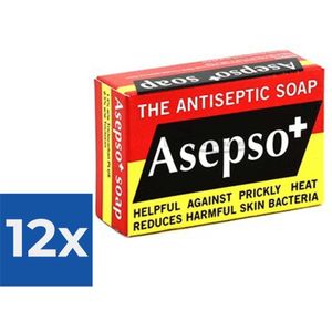 Asepso desinfecterende handzeep 80 gram - Voordeelverpakking 12 stuks