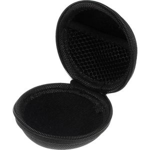 Peachy Opbergbox voor oortjes beschermdoosje oordopjes - Zwart