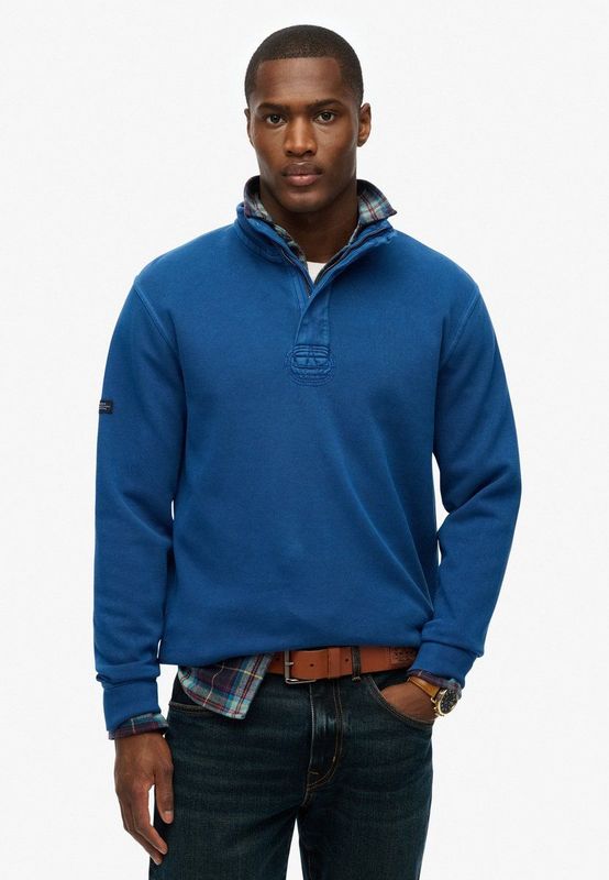 Superdry - Cotton Classic Pique Henley - Sweatshirt