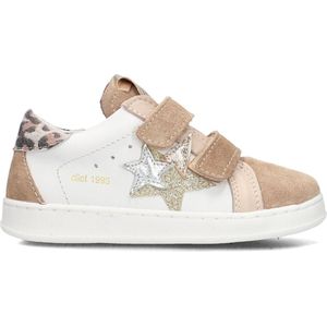 Clic! 20328 Lage sneakers - Leren Sneaker - Meisjes - Beige - Maat 24