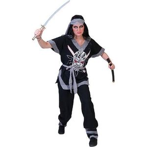 Ninja & Samurai Kostuum | Shakumi Ninja | Vrouw | Maat 36-38 | Carnaval kostuum | Verkleedkleding