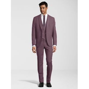 Steffen Klein - Driedelig Pak - Marineblauw - Slim Fit - Met Vest