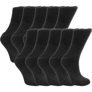 Naft sport sokken | zwart | 10- pack | maat 47 - 50