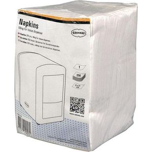 Cabanaz - papieren servetjes - navullingen - 250 tissues - wit