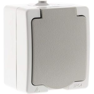 Lamphouderadapter E27 naar E14 - Mannelijke en vrouwelijke stekker - Wit