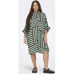 ONLY CARMAKOMA - CARCAYLEE 3/4 TUNIC SHIRT DRESS AOP - Dames - Mini jurken