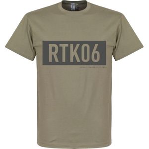 Retake RTK06 Bar T-Shirt - Khaki - S