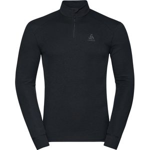 ODLO Men's ACTIVE WARM ECO Half-Zip Turtleneck Base Layer Top