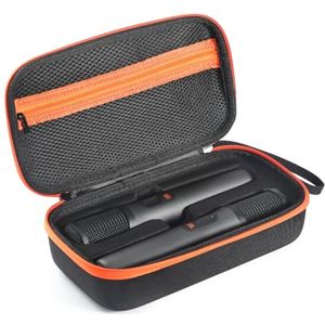 Microfoonhoesje voor Draagbare Audiokoffers - Handheld Dual Mic Reistasje en Organizer