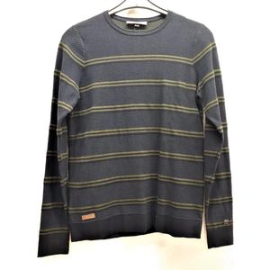 Cast Iron Trui - Blauw/Groen - Maat M