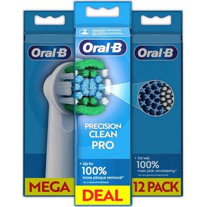 Oral-B Precision Clean Pro 12 Pack Opzetborstels ** CleanMaximiser **