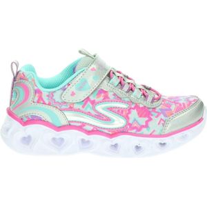 Skechers - Heart Lights - Meisjes - Sneakers - Silver