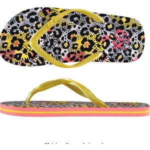 Meisjes slippers luipaard maat 27/28