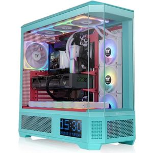 Thermaltake - View 600 TG Mint Strawberry - PC-behuizing - Groen - Full Tower