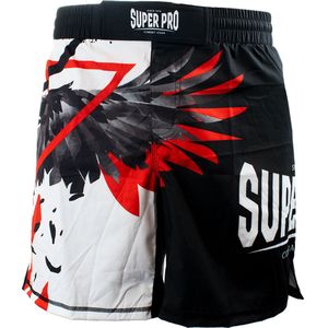Super Pro - MMA Short - Wit - Raven