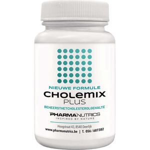 Pharmanutrics - CHOLEMIX +BERBERINE - Voedingssupplement - Rode Gist Rijst - Cholesterol - Suikerspiegel Regulering