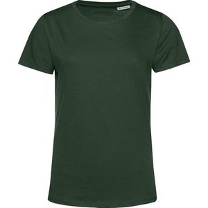 B&C Dames/dames E150 Organic T-Shirt met korte mouwen (Bosgroen)