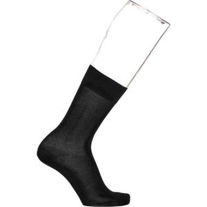 Bonnie Doon - Heren - Pure Cotton Sock - Zwart - maat 45-46 (2 paar)