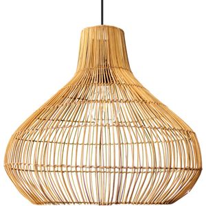 Rotan / Rieten Hanglamp - Handgemaakt - Naturel - Ø50 cm