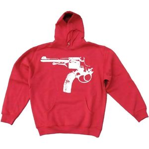 Hybris Reversed Revolver Hoodie SH-3-15173-H14-2 Red-XL